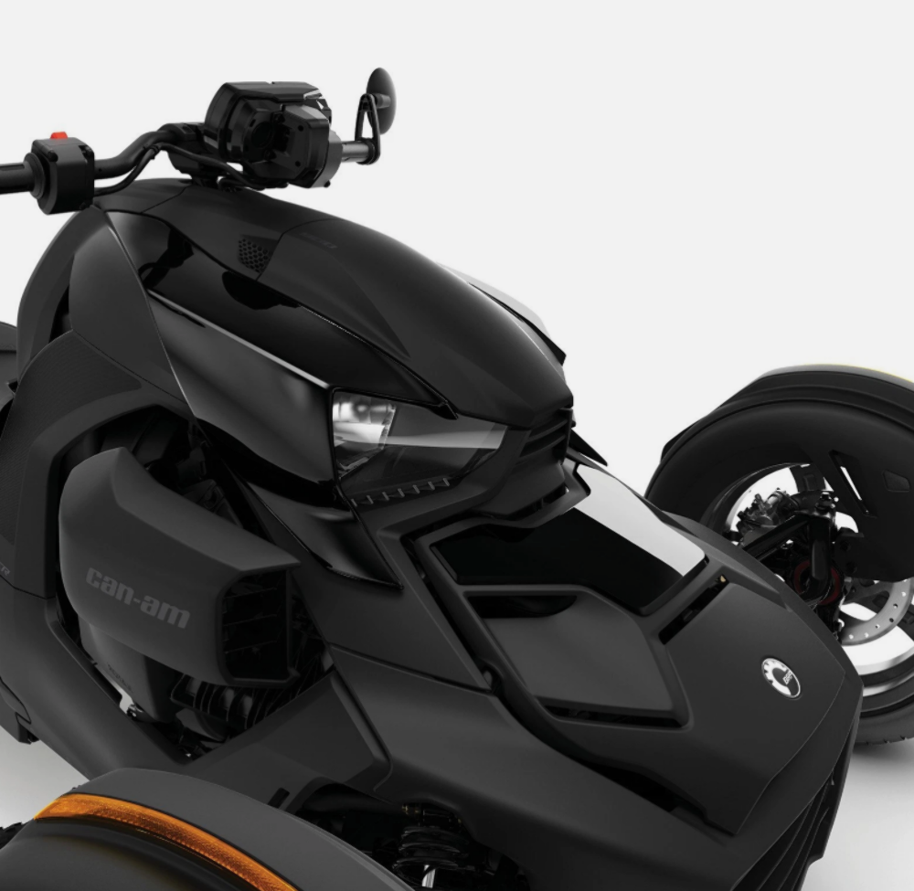2019 Can-Am Ryker Classic Hood Accent - Intense Black 219400873