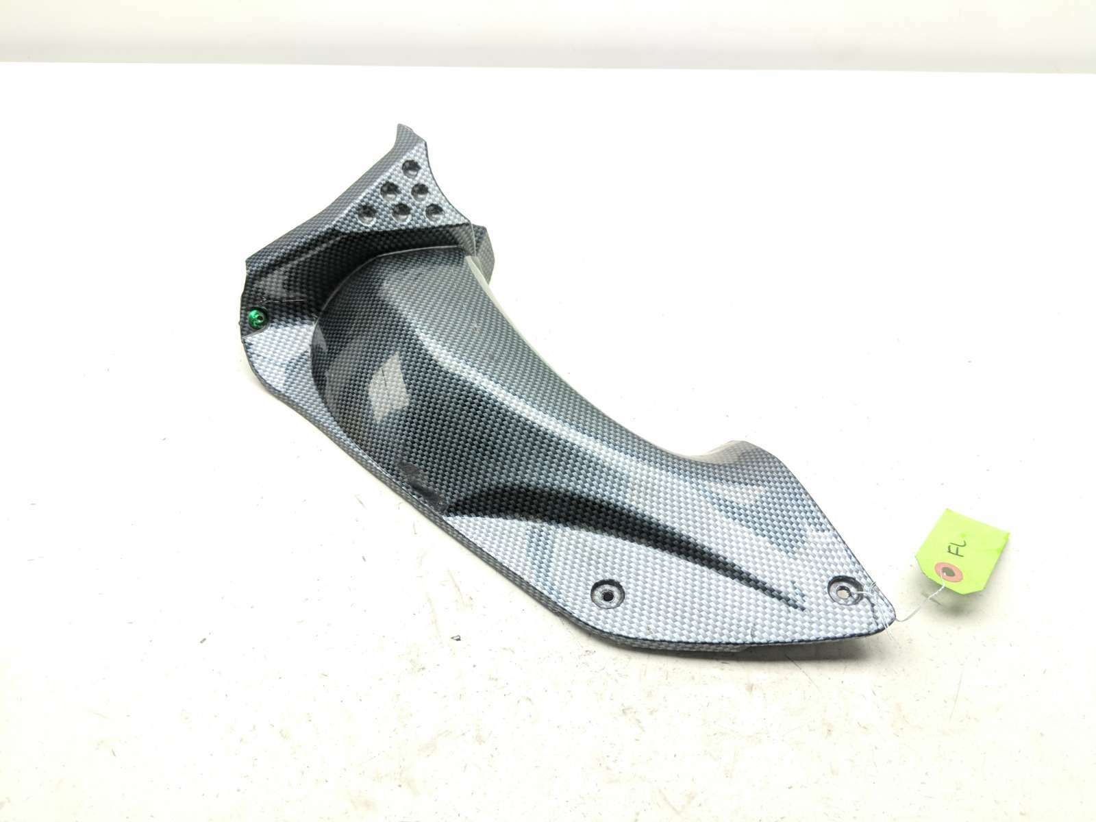 06-11 Kawasaki Ninja ZX14 ZX1400C Left Inner Side Fairing Cover Panel