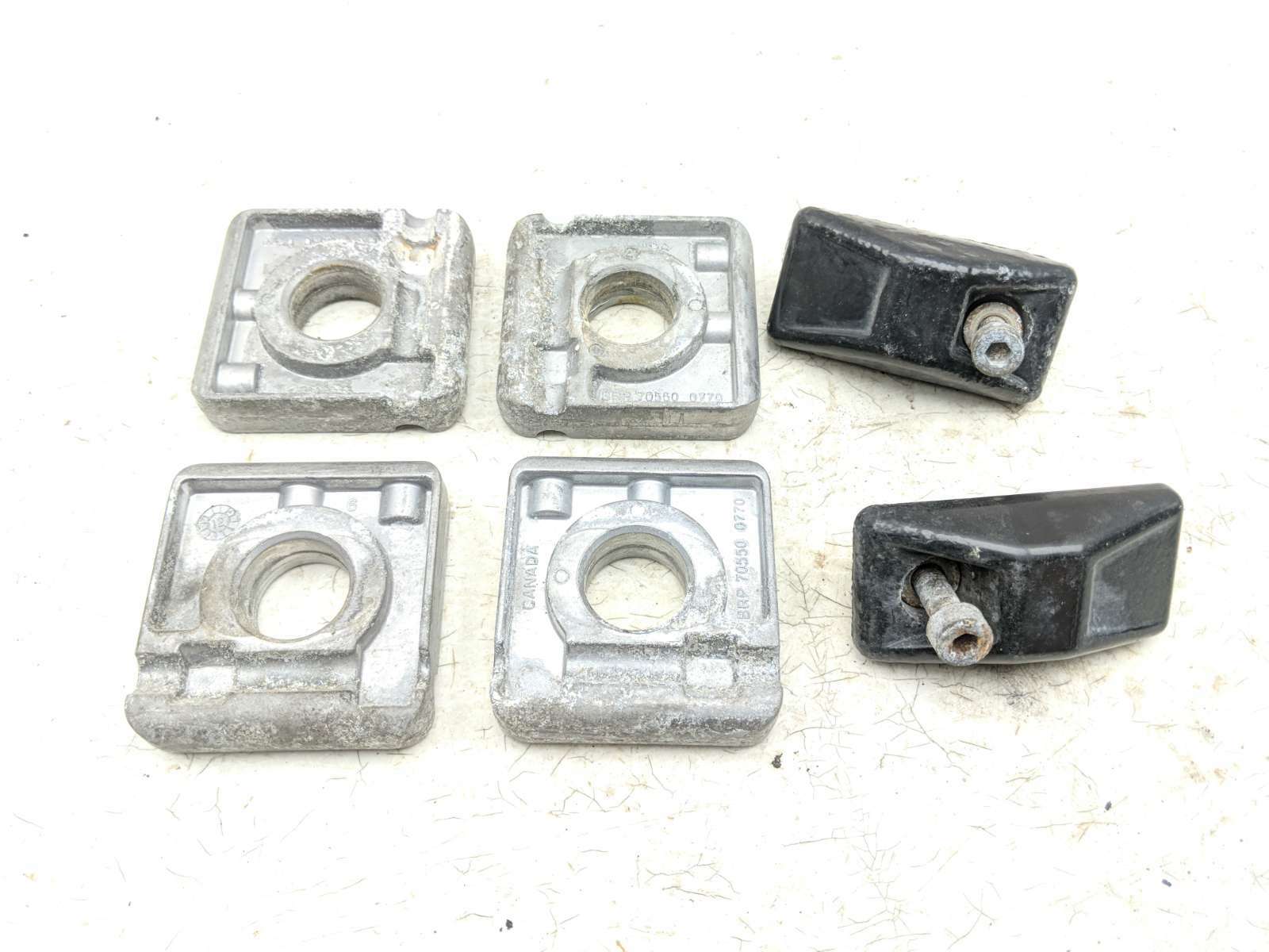 12-19 Can Am Spyder Roadster RT Limited Rear Axle Belt Adjuster Blocks Kit