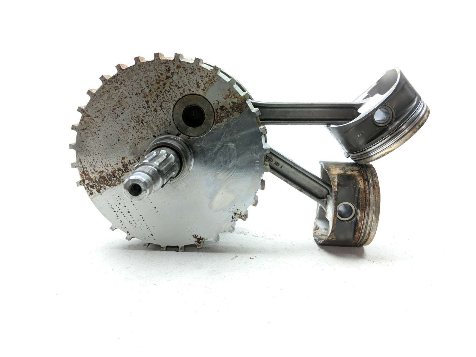 99-06 Harley Davidson Fat Boy FLSTFI Crankshaft With Pistons Connecting Rods