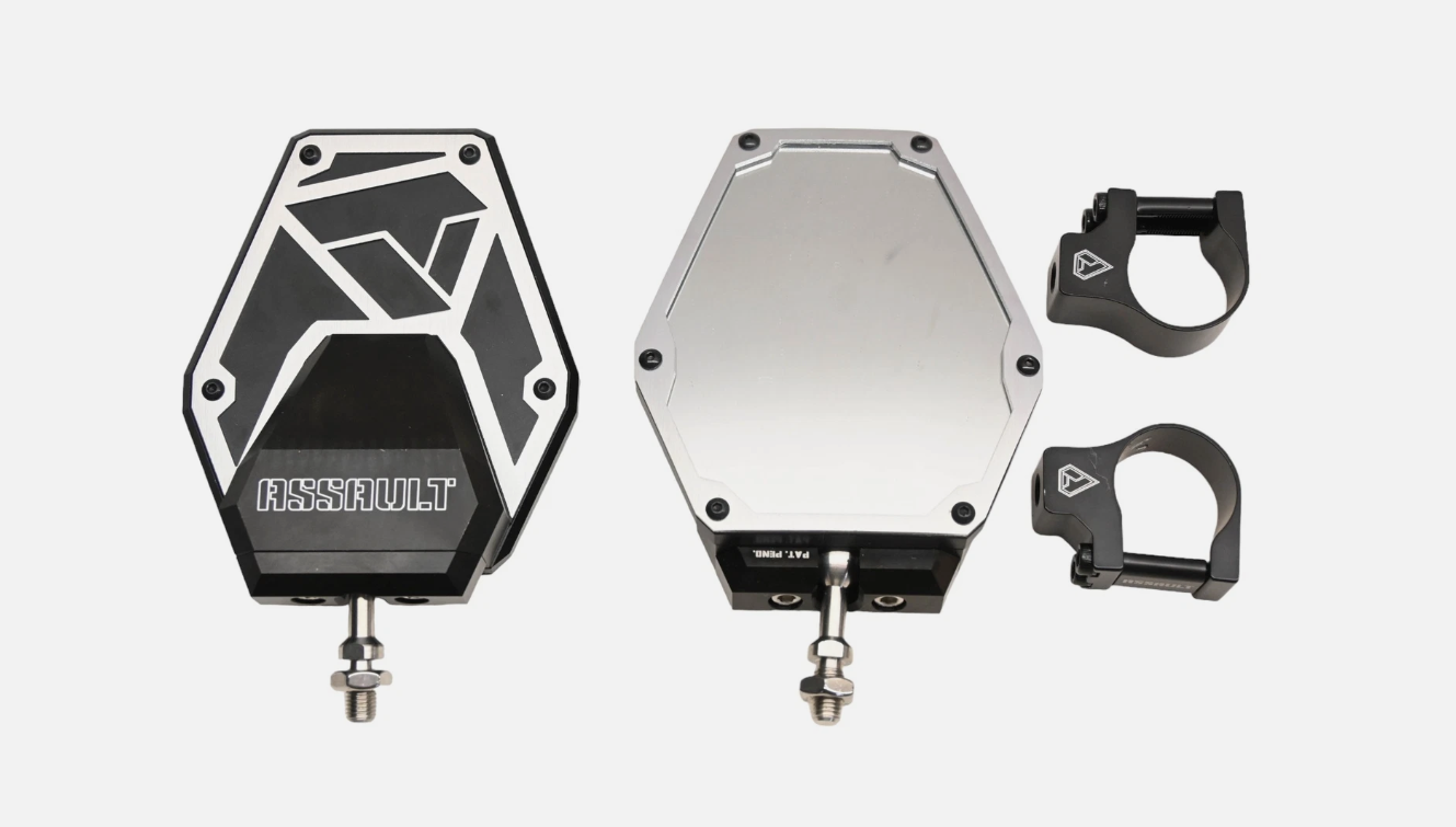 ASSAULT INDUSTRIES B2C Convex UTV Side Mirrors 1.75" 2" Cage SVM-U-BC-C-2.0