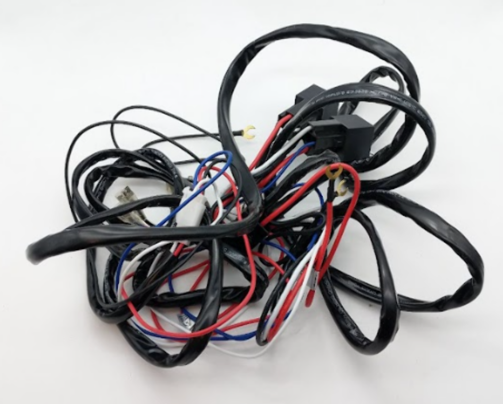 Universal QUAKE LED Dual Color Magma Light Bar Wire Harness QWH105