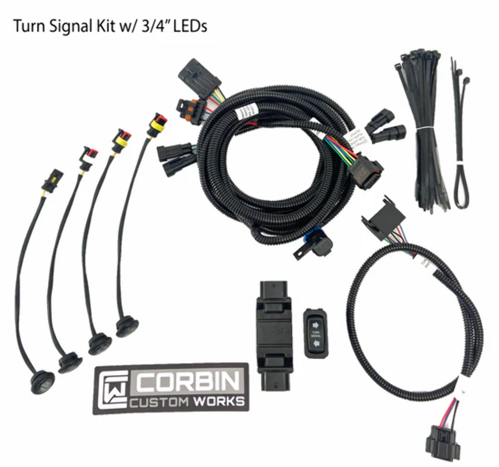 2018-2025 Polaris Ranger XP1000 2D Corbin Turn Signal & Hazards Kit 4-Pin CK27-2