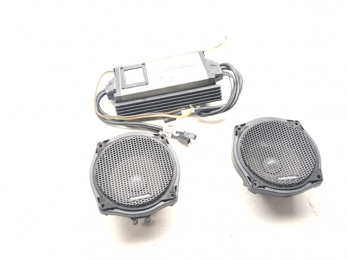 07 08 Harley FLHT Electra Glide Rockford Fosgate Speakers W/ Amplifier M5-800X4