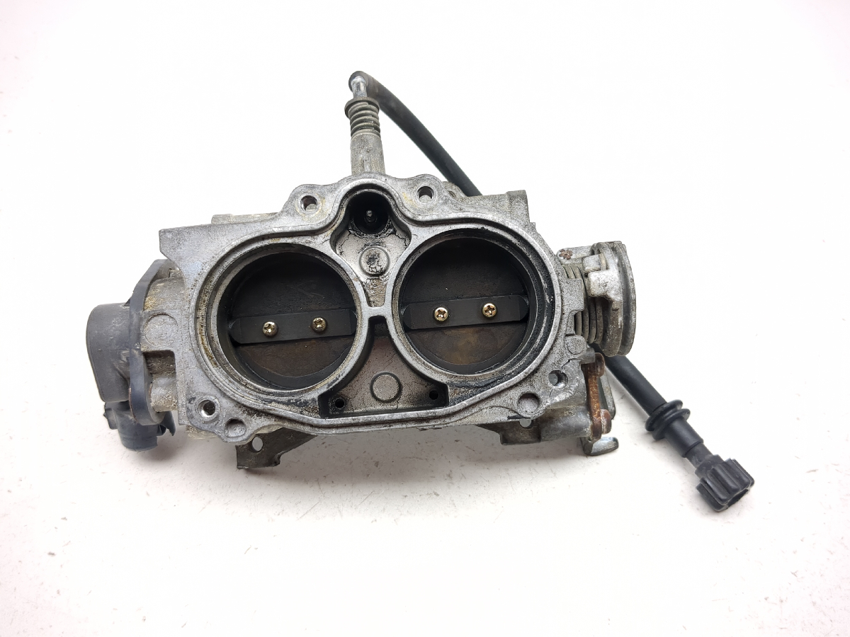 02-04 Honda VTX 1800 C Throttle Body Bodies W/ TPS And Choke Cable
