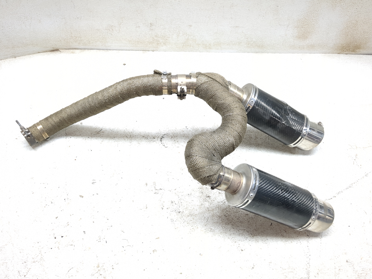 09 Honda VFR800 Interceptor DELKEVIC Exhaust Muffler Silencer Can Slip On