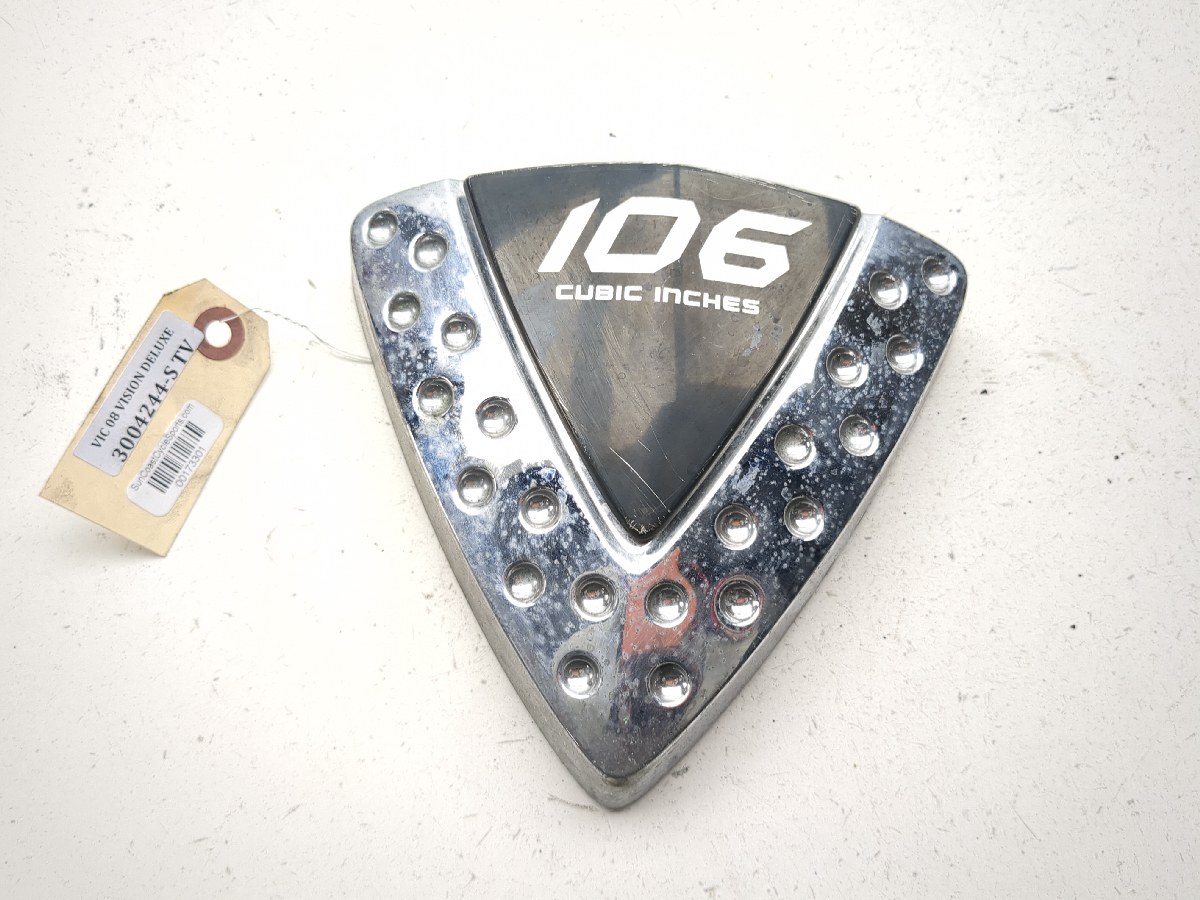 08 Victory Vision Deluxe Left Side  Airbox Fairing Cover Panel Chrome
