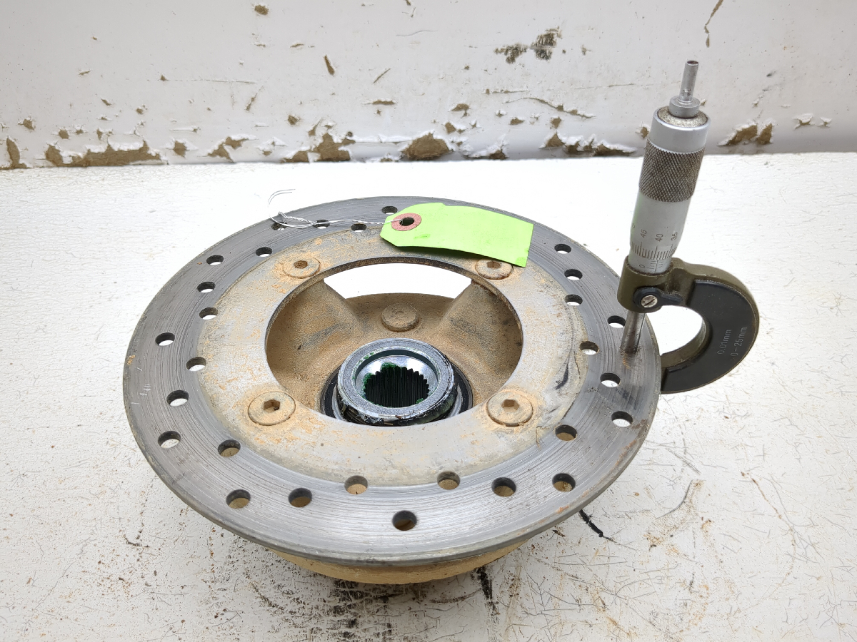 16-18 Yamaha Wolverine YXE700 Rear Left Wheel Hub Disc Brake Rotor