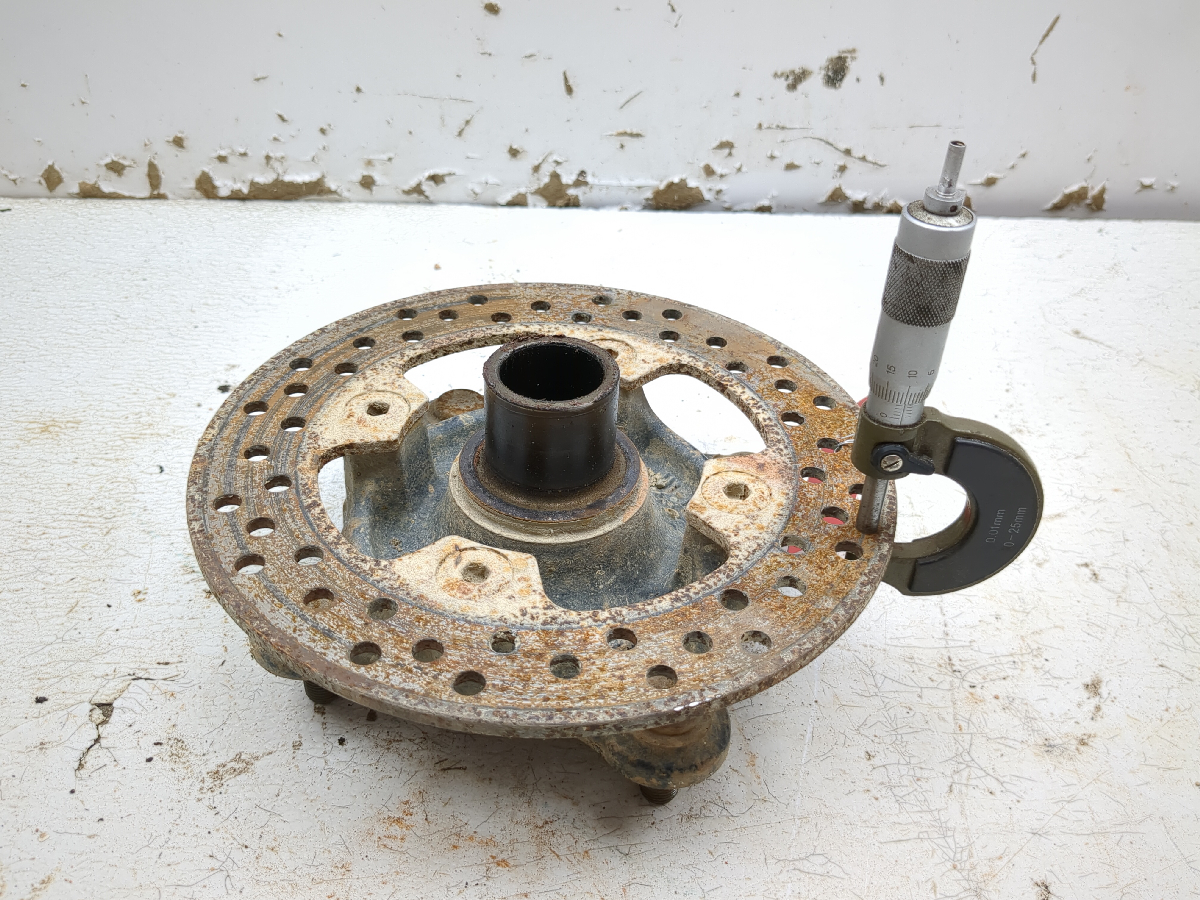 16-18 Kawasaki Mule Pro DXT KAF1000 Rear Right Wheel Hub Disc Brake Rotor