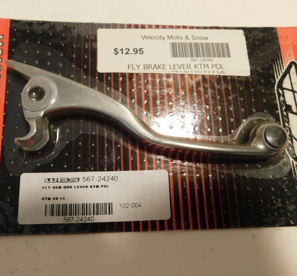 Fly Racing KTM Front Brake Lever Polished 125 144 150 200 567-24240