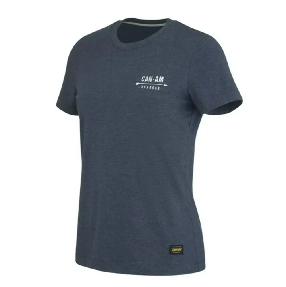 Can-Am Womens Off-Road Branded T-Shirt Soft Fabric L Heather Navy 4545280989