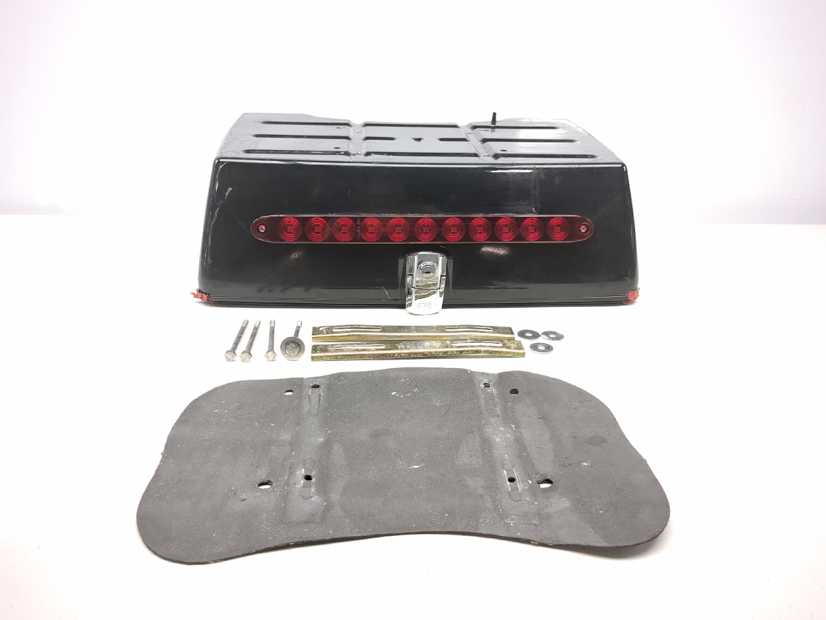 05 Kawasaki VN1600 Vulcan Nomad Rear Lower Trunk Storage Bin W/ Hardware
