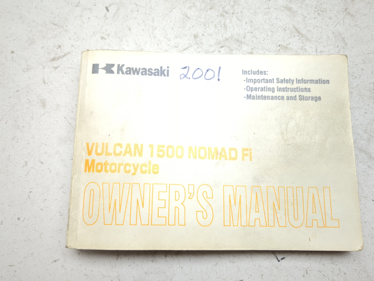 98-04 Kawasaki VN1500 Vulcan Nomad Owner's Manual 99987-1016-02