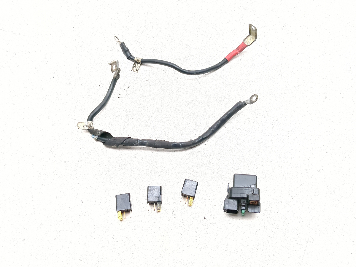 11-15 Ducati Diavel Positive Negative Battery Cables Starter Solenoid Relay Set