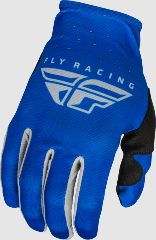 Fly Racing Mens Lite Gloves Blue, Grey, Black SIZE: 2X/12 376-7112X