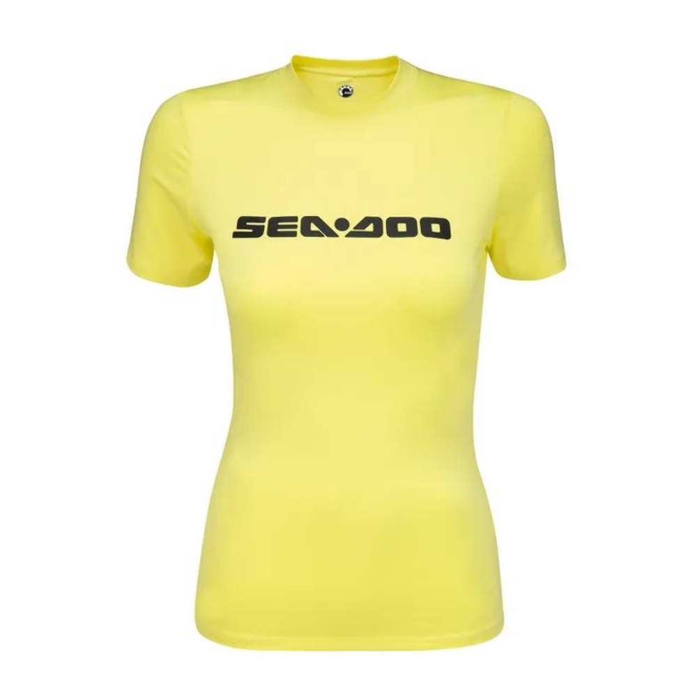 Sea-Doo New OEM Women's Small, Short Sleeve Rashguard, Color: Ivory 4544840497