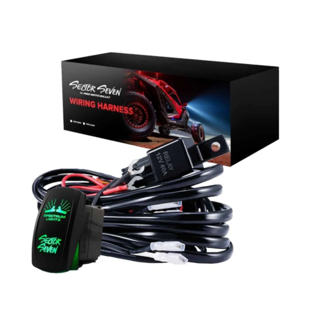Sector Seven Universal Wiring Harness Off-Road LED Lights 44-LT-006