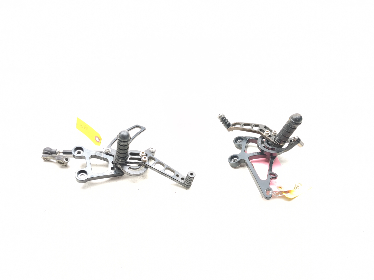 03-12 Suzuki SV650 SVRP Left Right Rearset Front Driver Peg W Pedals Linkage