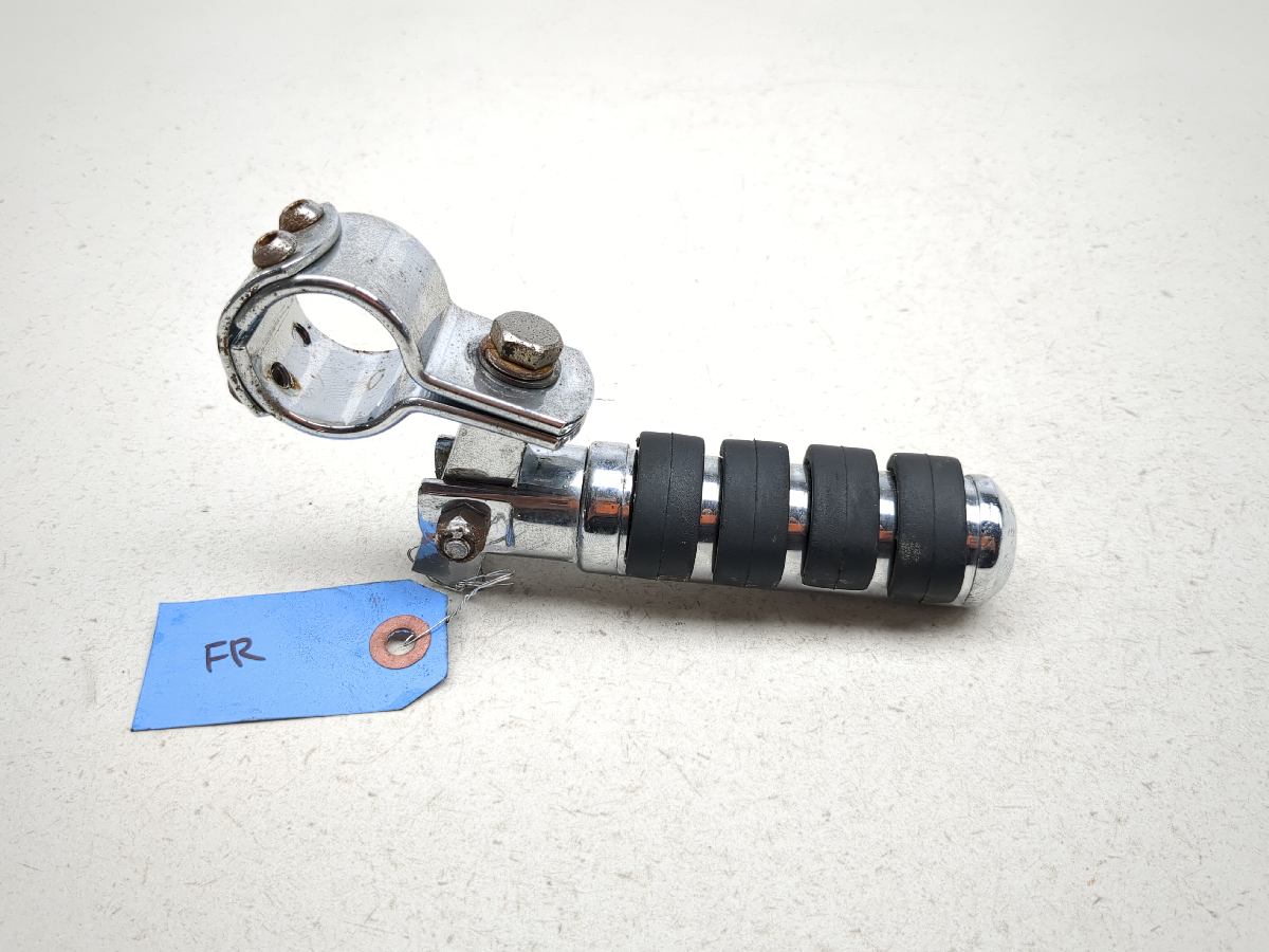 02-07 Yamaha Road Star XV1700 Right Front  Driver Foot Peg Chrome