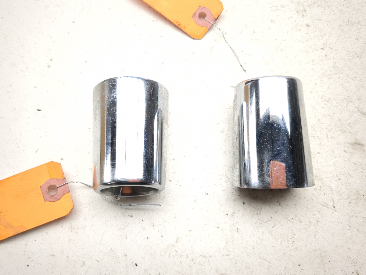 07-13 Harley FXDB Dyna Street Bob Rear Shock Suspensions Chrome Covers Set