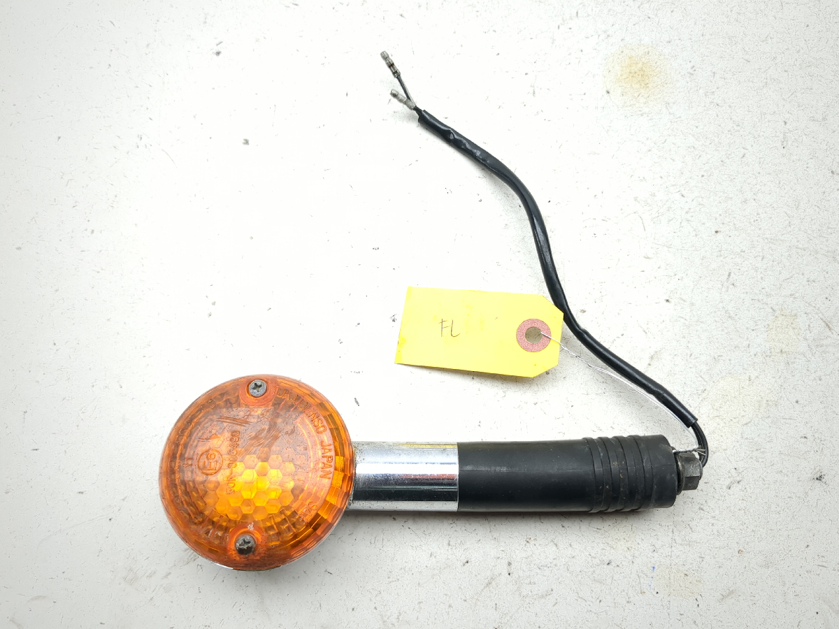 90-93 Suzuki VX800 Front Left Turn Signal Flasher Indicator Light Chrome