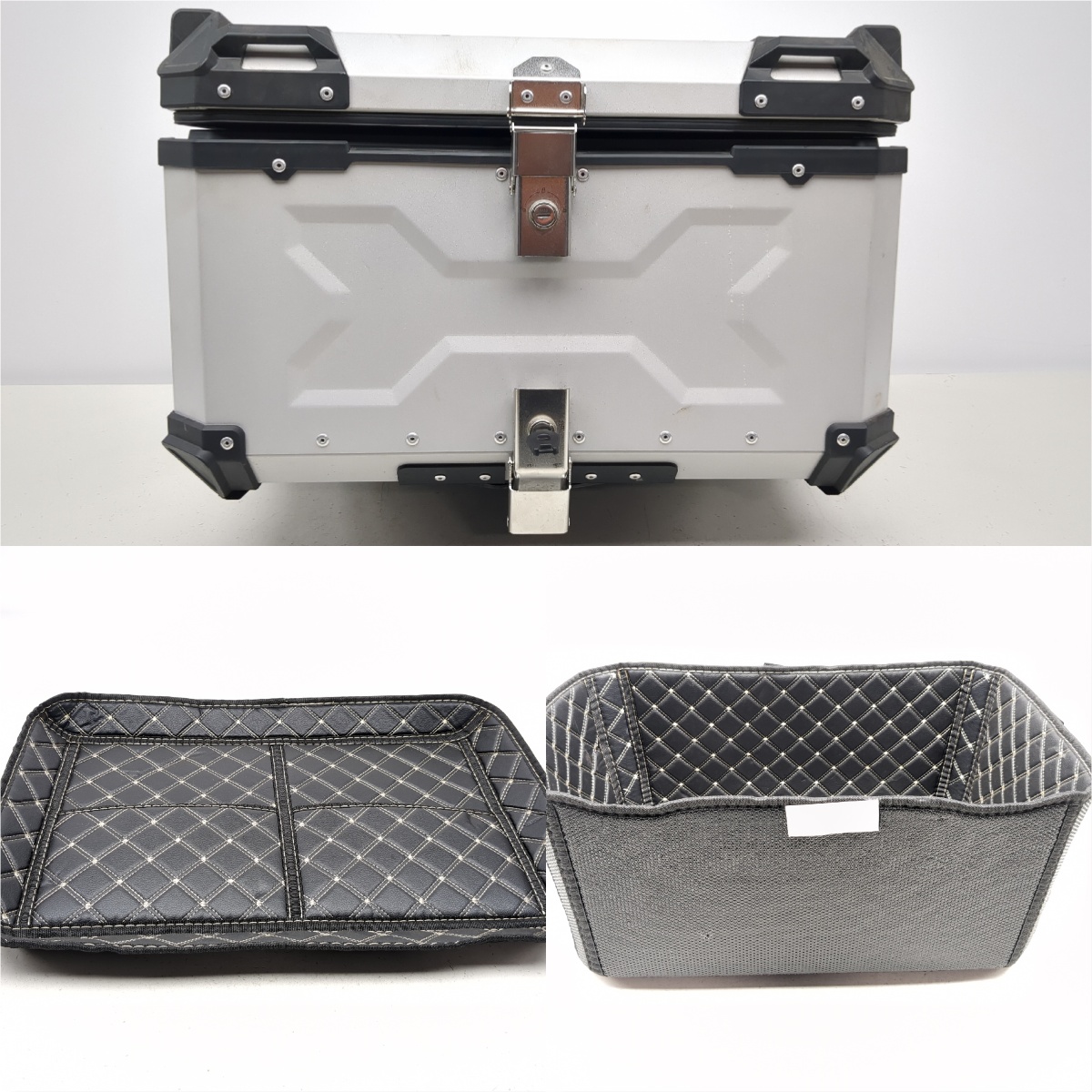12-15 Triumph Tiger Explorer Rear Luggage Trunk Storage With Key