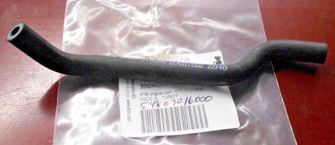 KTM 125SX,144SX,150SX,250SX, 250SXS, 125SXS GAS,FUEL TANK HOSE, LINE 54807016000