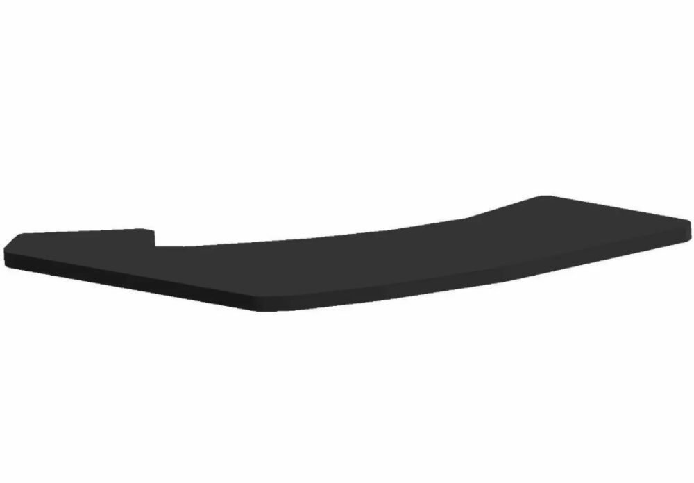 2011-2014 Polaris IQ Turbo LXT OEM Right Hand Center Foam Hood Black 5812880