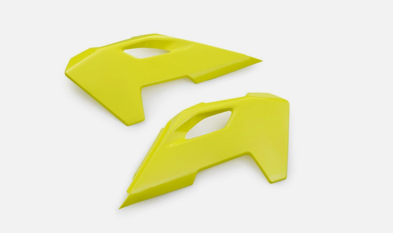 2014-2018, 2023-2025 Husqvarna FC250/FC350 OEM Spoiler Set Yellow A36008054000DB