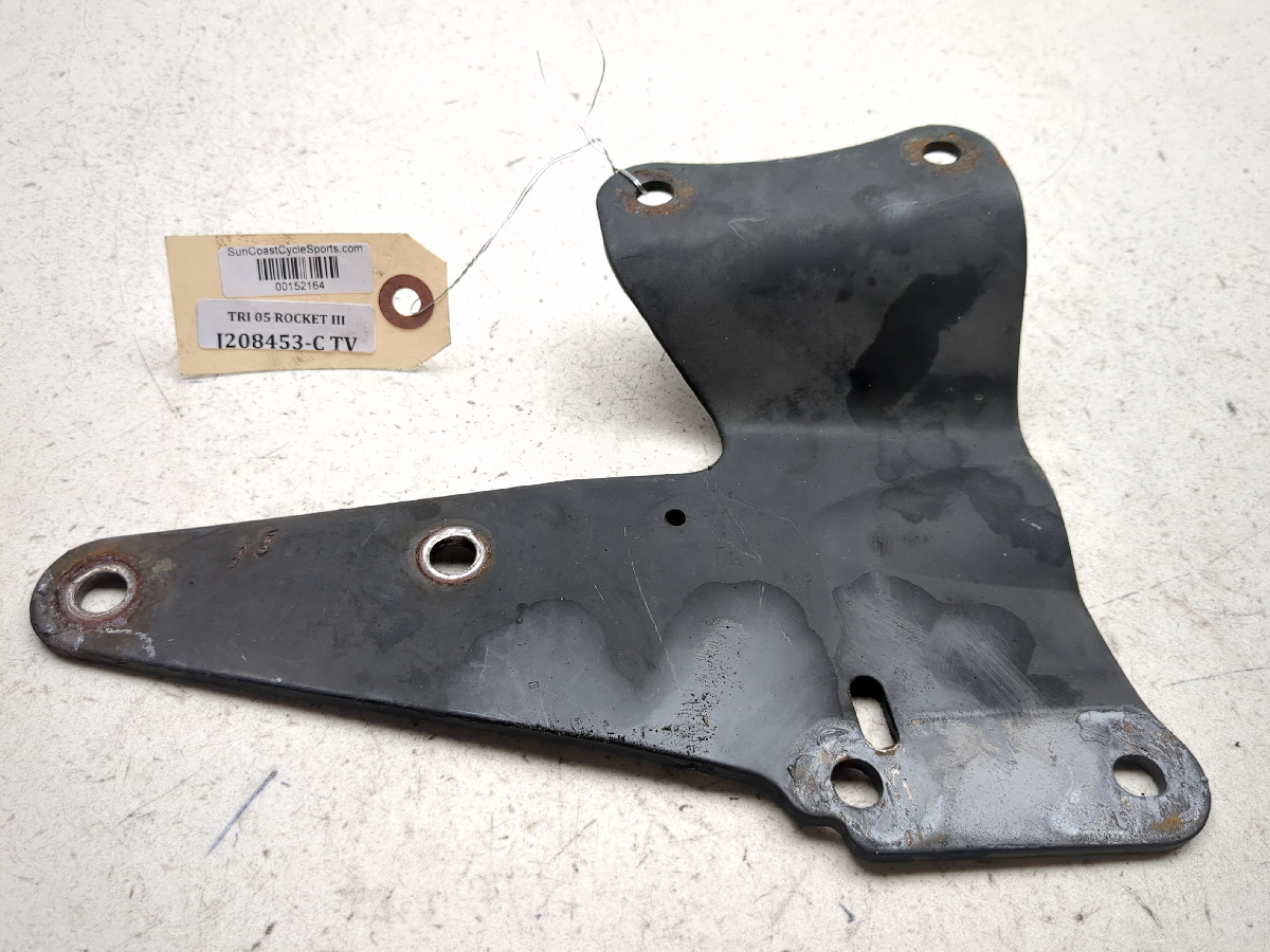 04-09 Triumph Rocket 3 III Exhaust Hanger Mount Bracket Holder