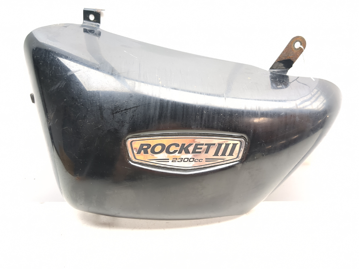04-09 Triumph Rocket 3 III Right Side Lower Seat Cover Panel
