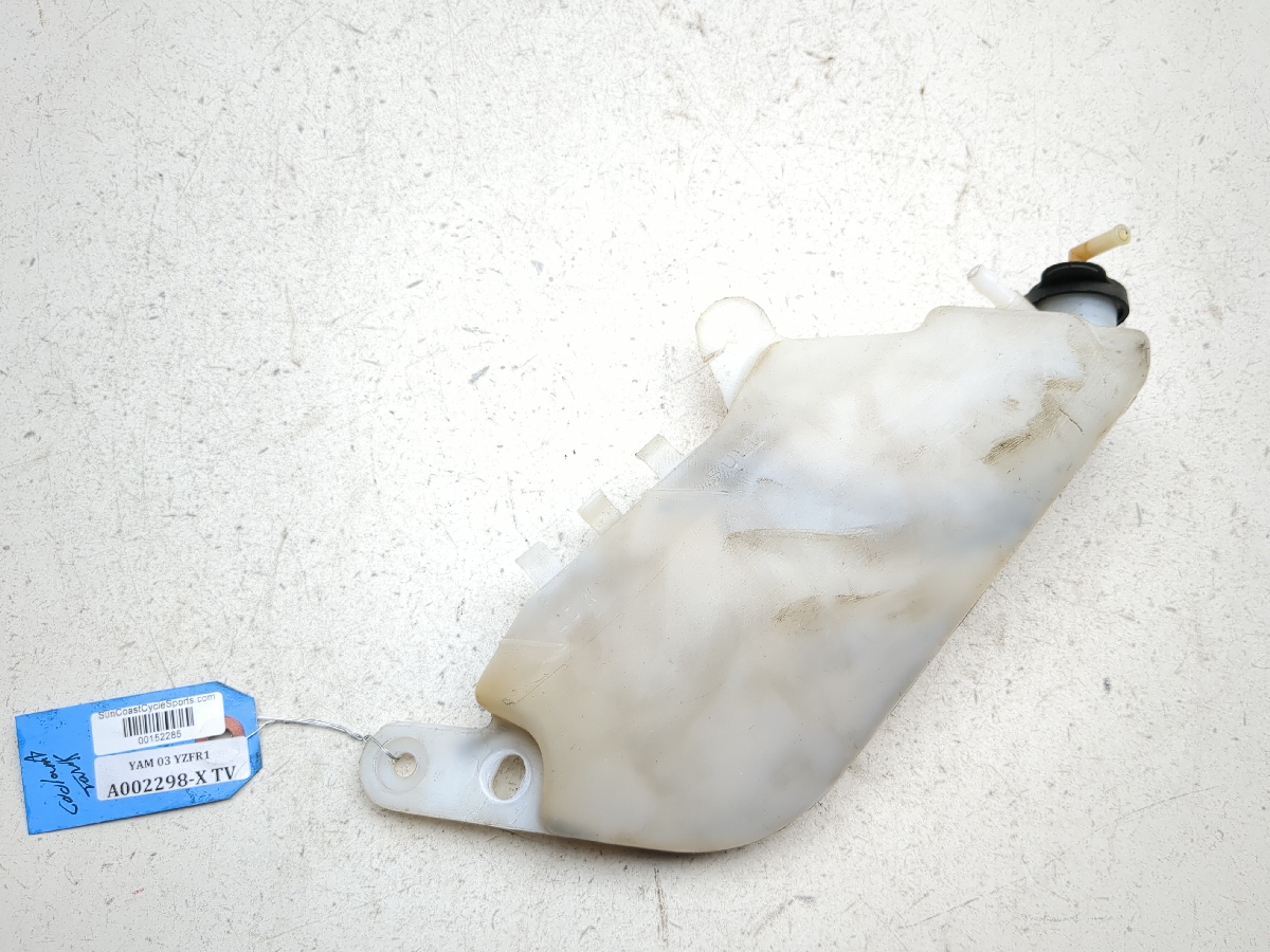 02 03 Yamaha YZF R1 Coolant Overflow Reservoir Bottle Tank