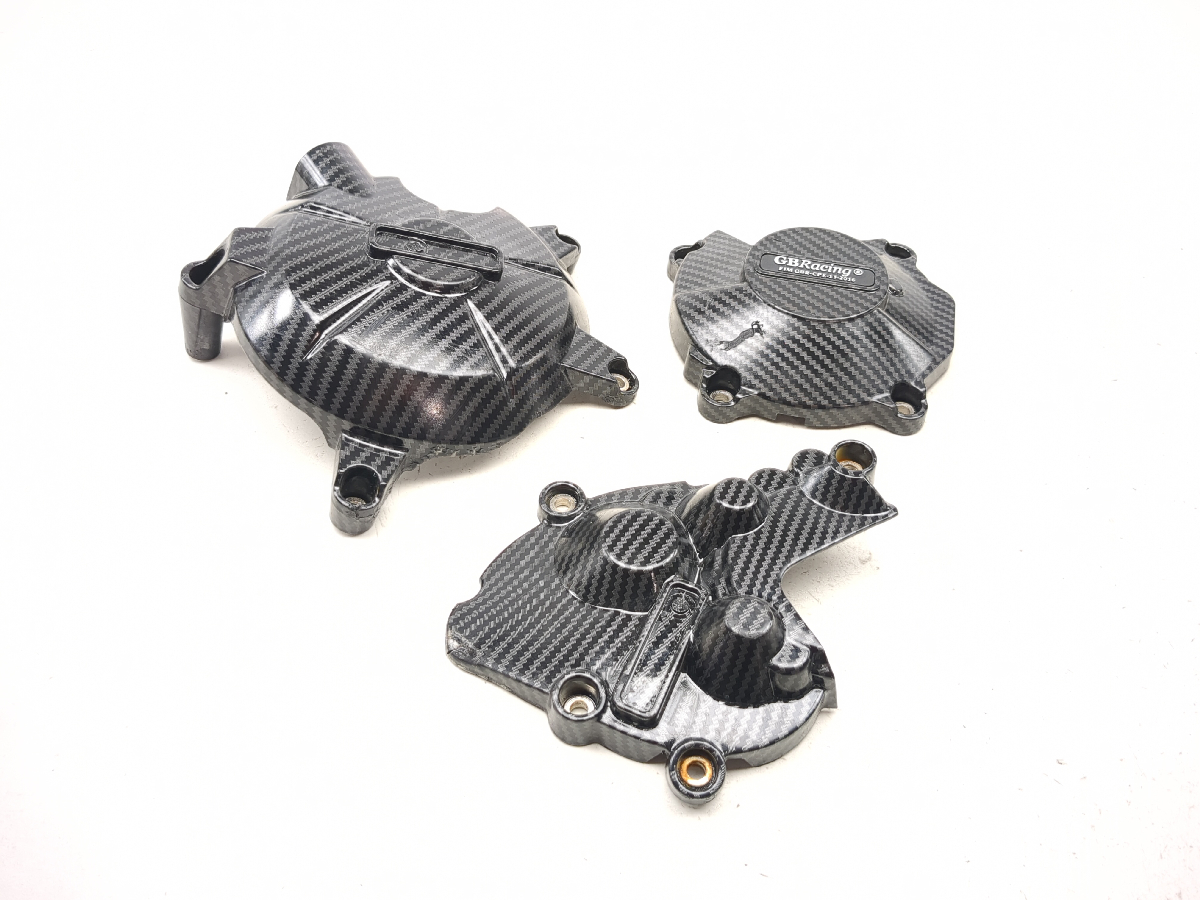 13-18 Kawasaki ZX 636 ZX6R GB RACING Engine Motor Covers
