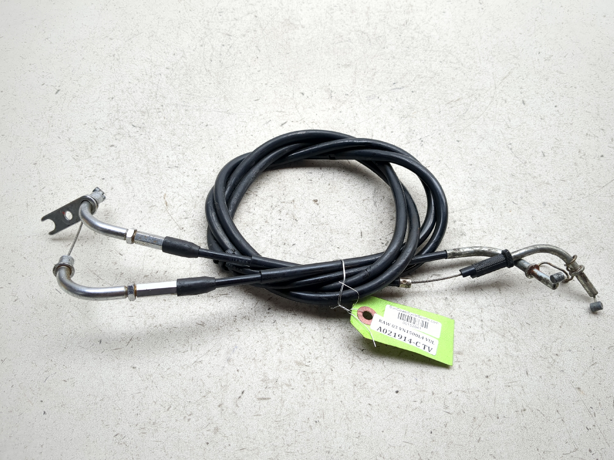 98-04 Kawasaki VN1500 Vulcan Nomad FI Throttle Cable Lines