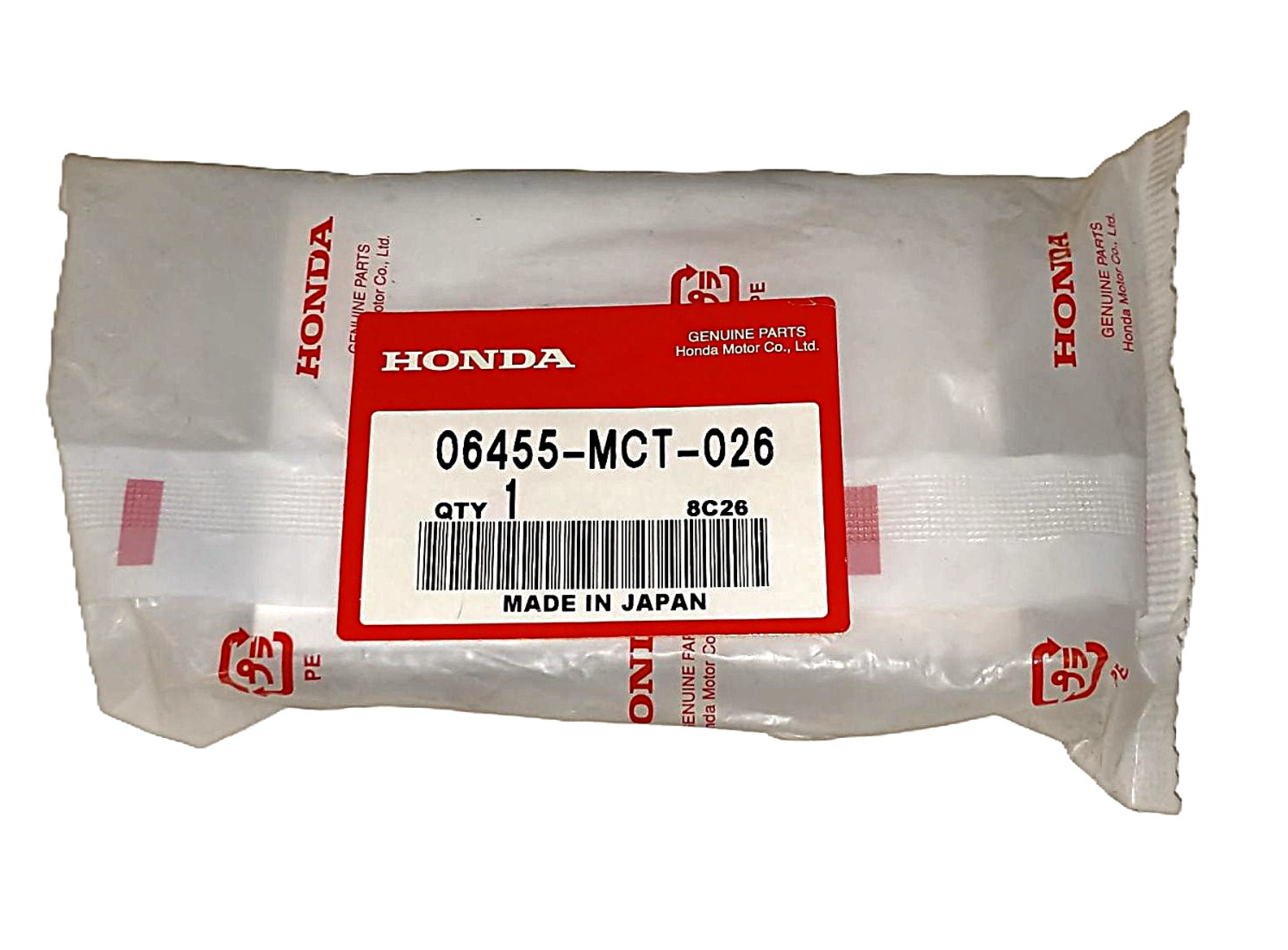 OEM HONDA 2010 FSC600D AC FRONT BRAKE PAD SET 06455-MCT-026