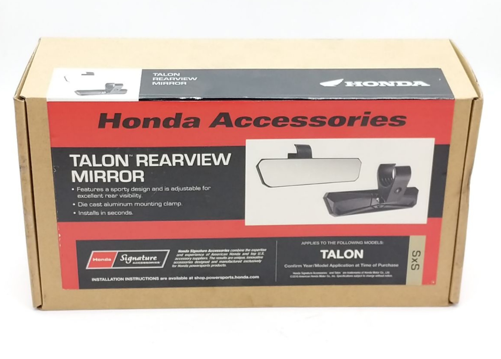 OEM HONDA 2019-2021 Talon 1000R 1000X 1000X-4 Rear View Mirror 0SV06-HL6-A00