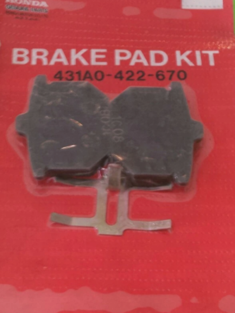 1979 Honda CBXA Super Sport OEM Front Brake Pads Pair 431A0-422-670
