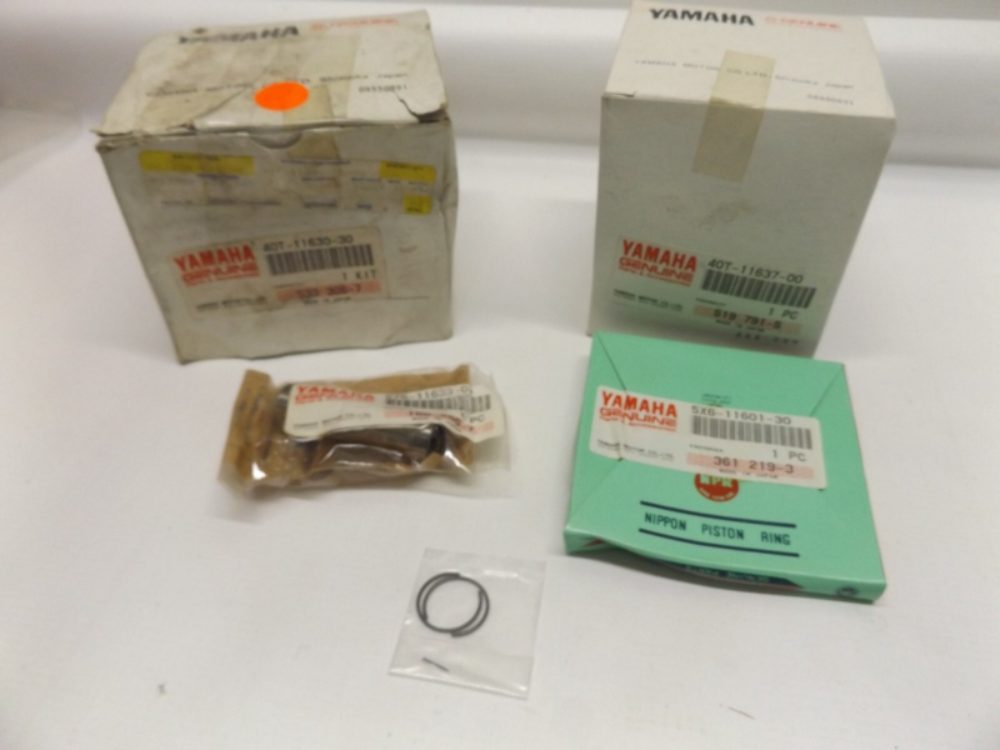 1985 Yamaha YZ490 (YZ490N) OEM Piston Kit 3rd O/S 40T-11630-30