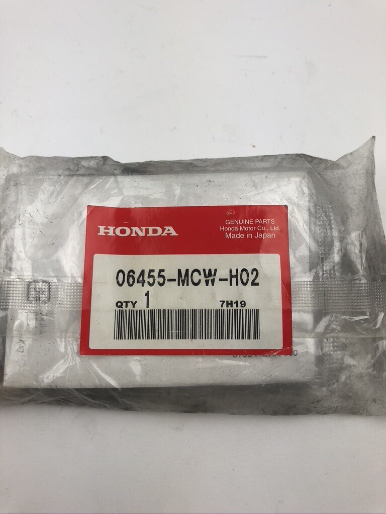 OEM HONDA 2011 NT700VA ABS RIGHT FRONT BRAKE PAD SET 06455-MCW-H02