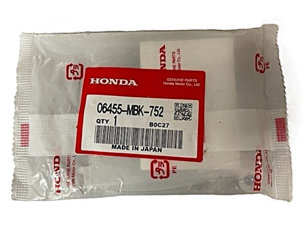 OEM HONDA 2001-2007 VT750 FRONT BRAKE PAD SET 06455-MBK-752