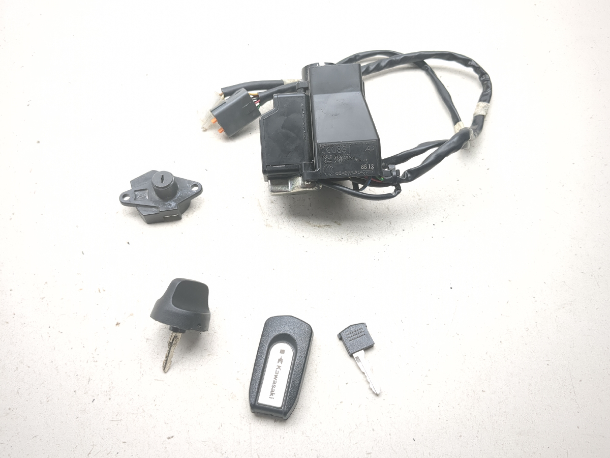 08 09 Kawasaki Concours ZG1400 Lock Set Ignition Switch Cap And Key 6505A-KM191