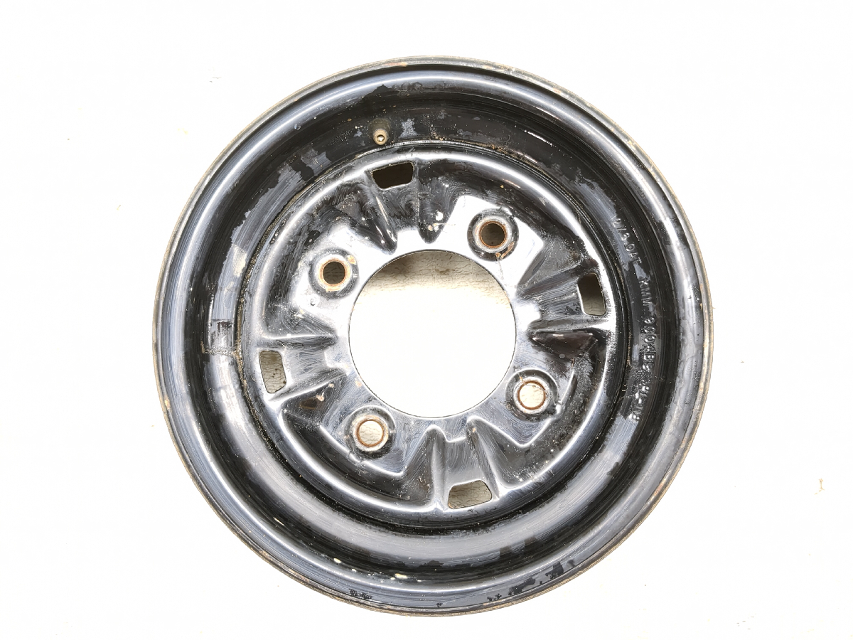 19 Kawasaki Mule Pro DXT KAF1000 Front Left Wheel Rim STRAIGHT 12x6 TRSH DW