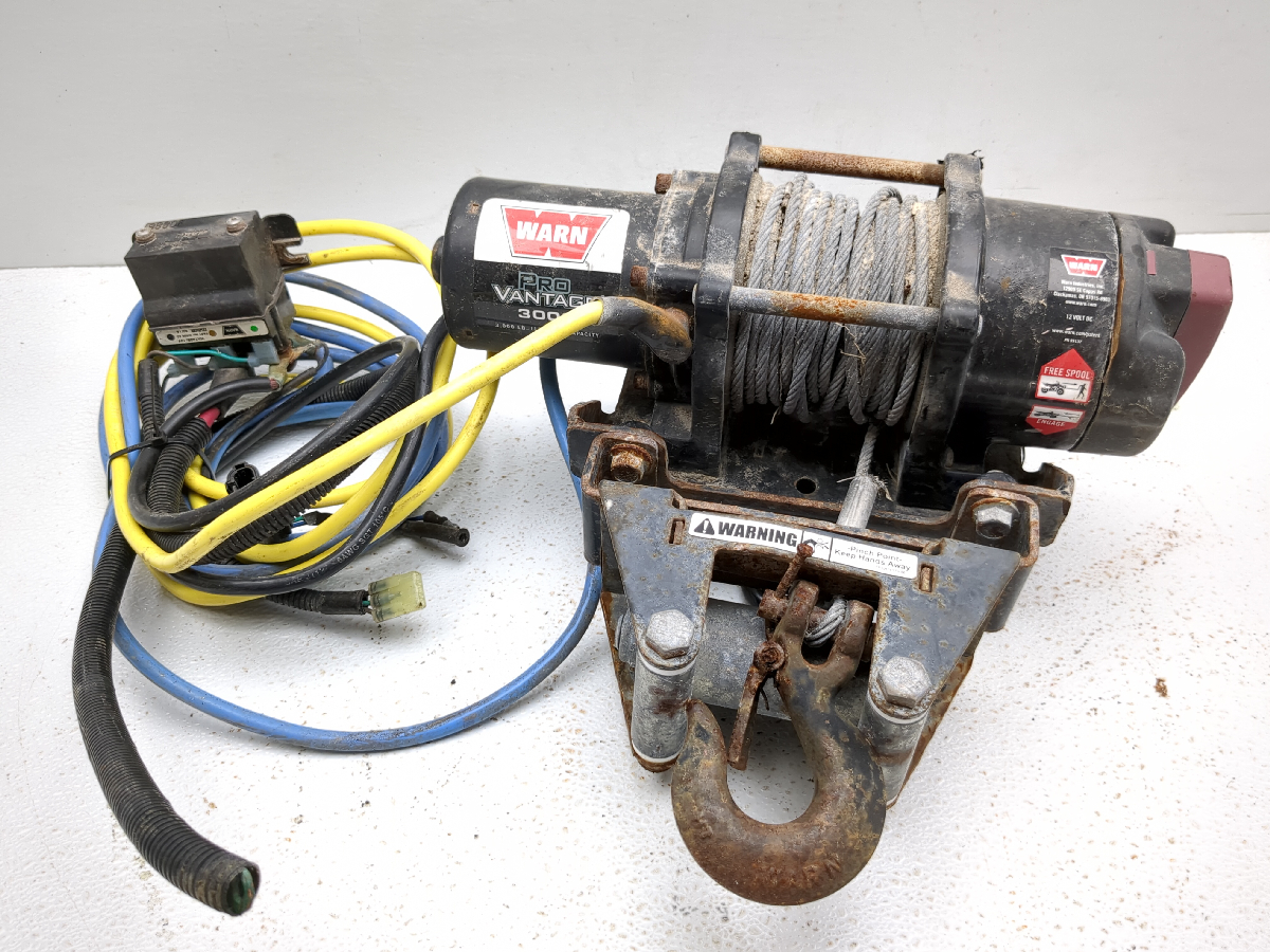 17-20 Textron Arctic Cat Prowler 500 WARN Pro Vantage 3000lb Winch Kit 90886
