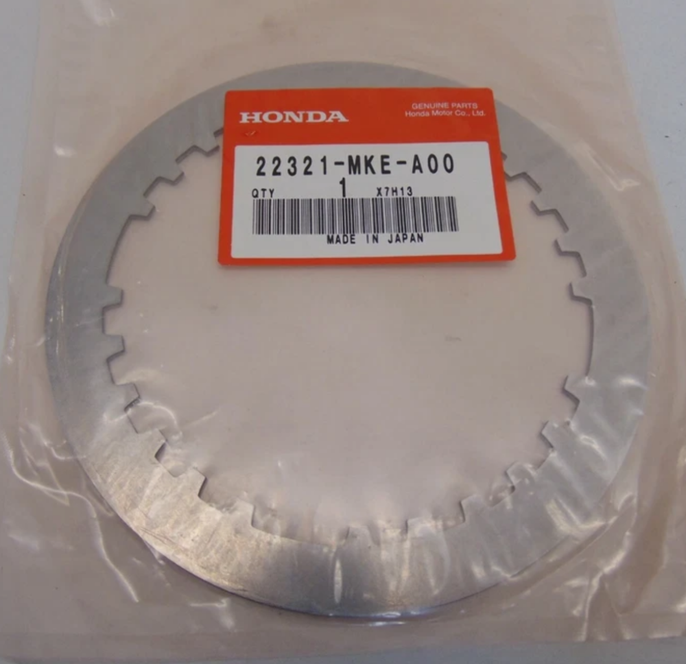 OEM HONDA PLATE B CLUTCH 22321-MKE-A00 QTY 2