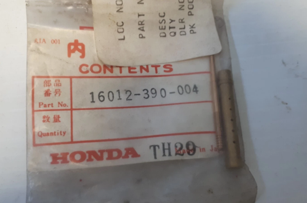 1977 HONDA CB550F Carb Needle Set, Jet, 16012-390-004