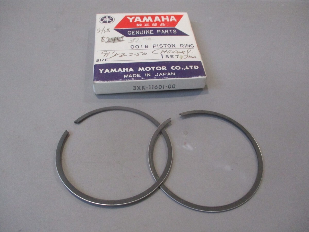 OEM YAMAHA Piston Ring Set STD 1991 WR250Z YZ250 3XK-11601-00