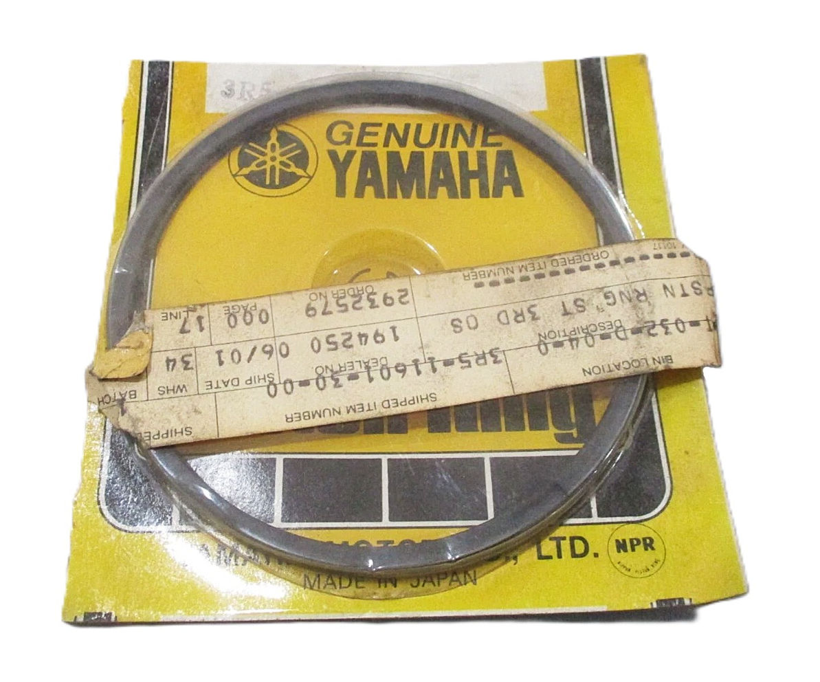 OEM YAMAHA Piston Ring Set 0.75 1980-1981 YZ465 3R5-11601-30