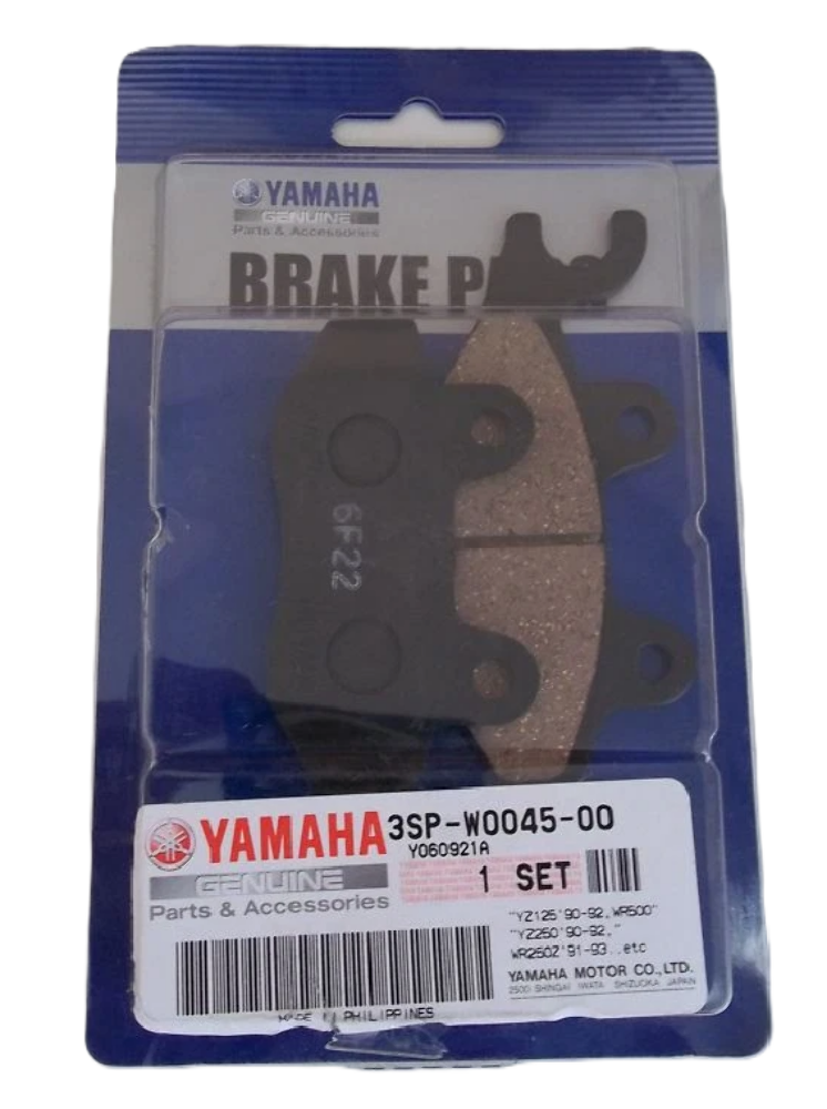 NOS YAMAHA 1989-1993 YZ125 YZ250 WR250 BRAKE PAD KIT 3SP-W0045-00