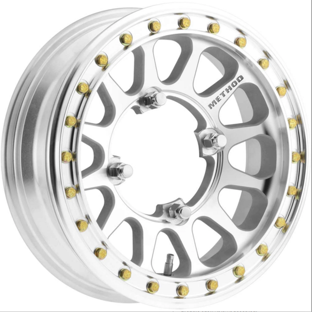 Method Race 401-R Beadlock 15x5 5+0 4/136 Machined UTV Wheel MR40155047346B2