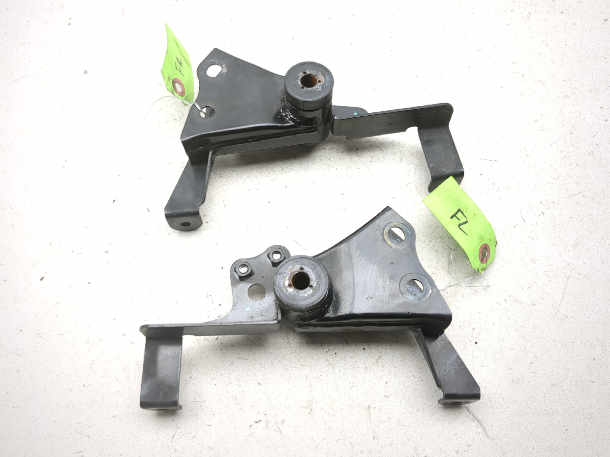 13-17 Kawasaki Ninja 300 EX300 Front Engine Motor Mount Bracket Set Pair TRSH DW